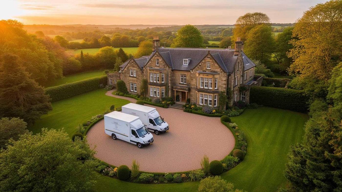 Family home ready for a UK Removals Company house move